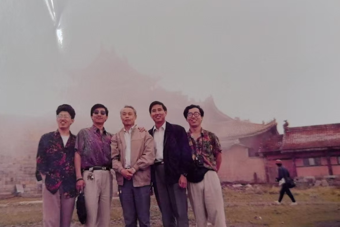 93年于成都，老挝大使馆图纸会审