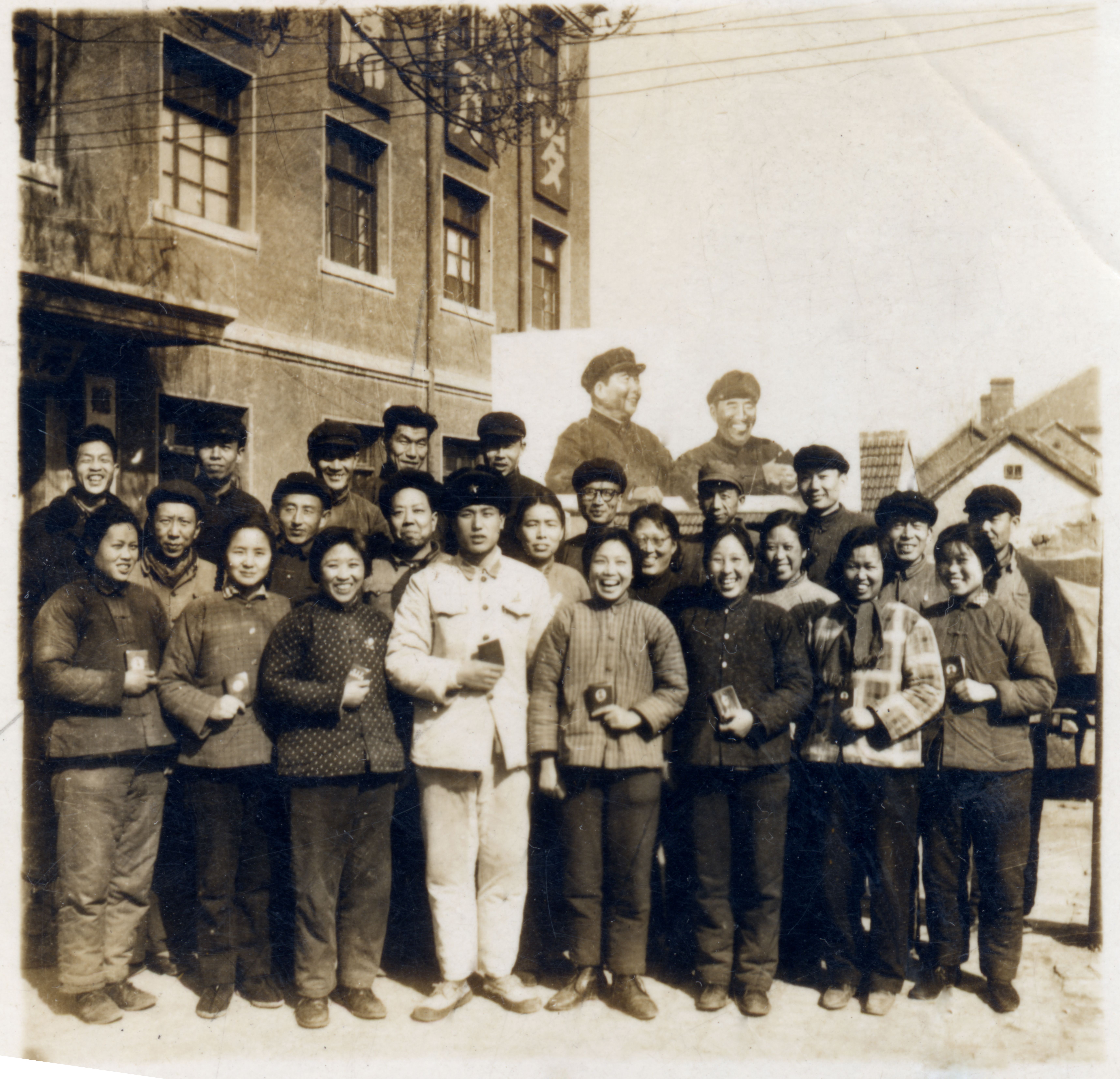 1966-1967文革期间设计组全体合影
