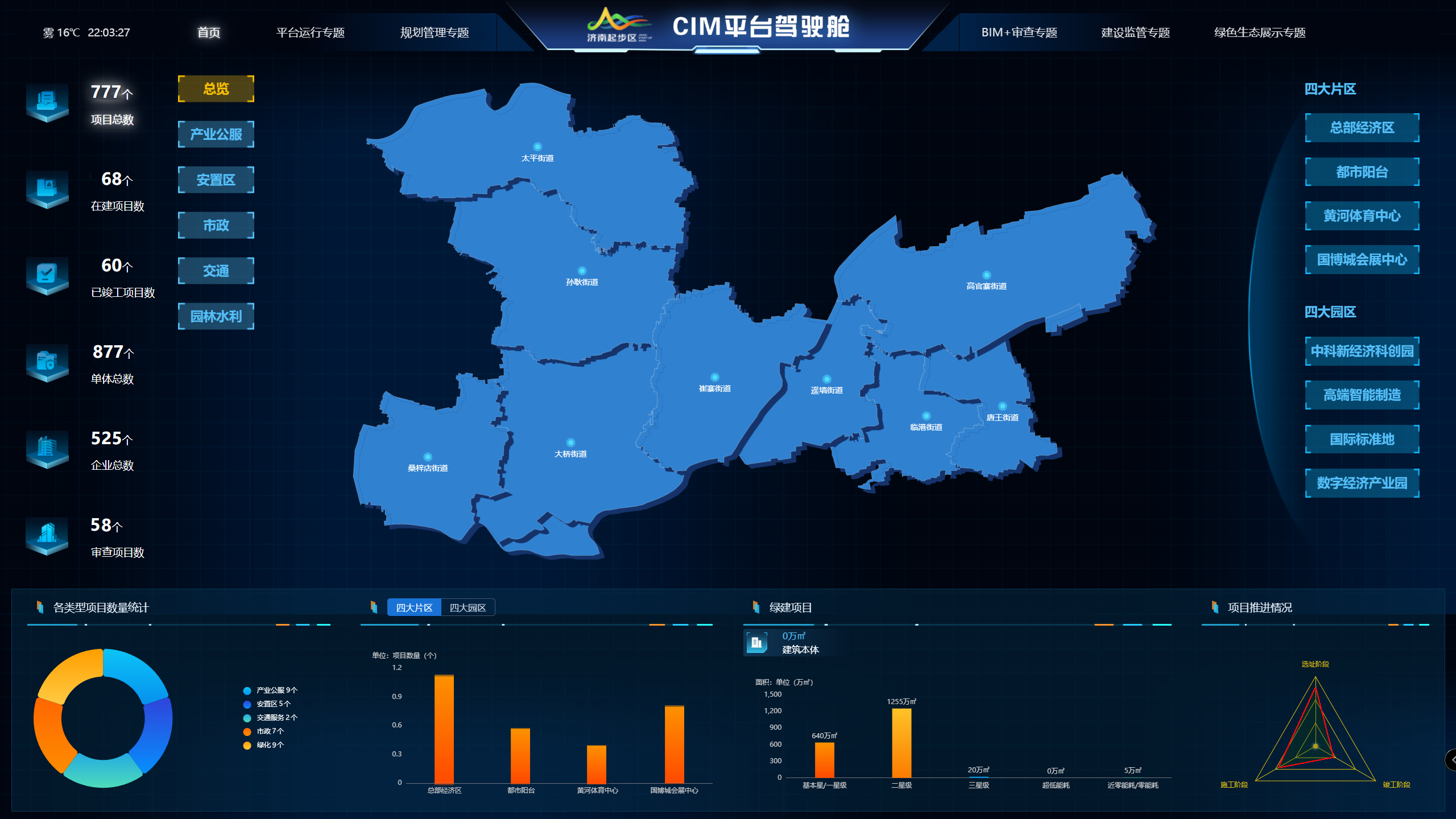 济南市新旧动能转换起步区智慧城市管理平台
